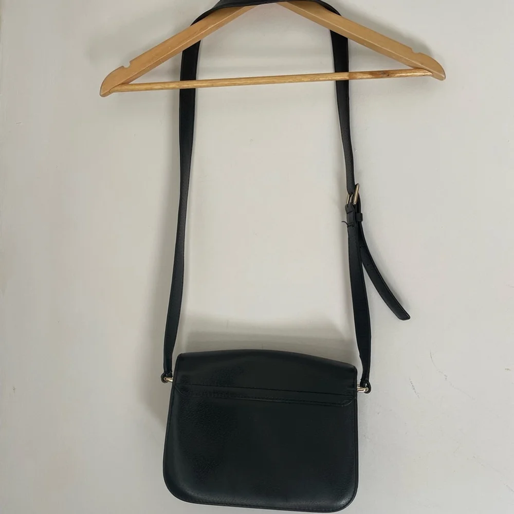 Kate Spade Black Adelaide Grove Street Black Leather Crossbody Shoulder Bag